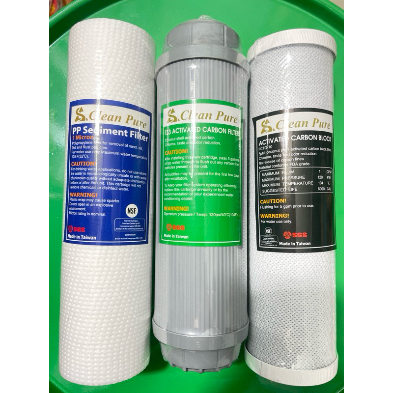 Bộ lõi lọc nước 1,2,3 nhập khẩu
