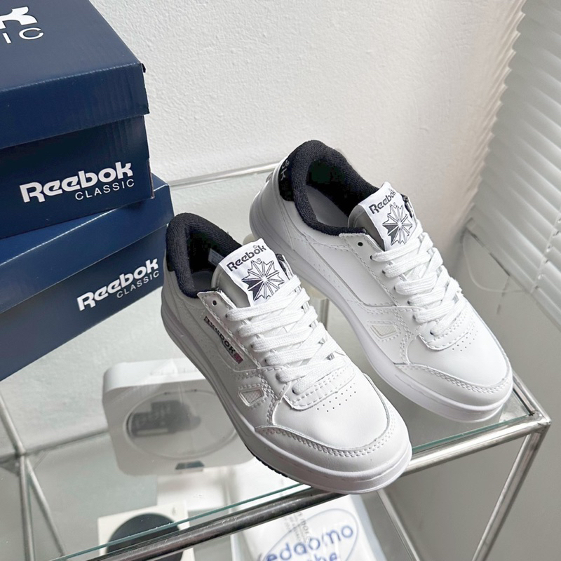 Giày thể thao sneaker Giày Reebox Club C 85 trắng gót đen