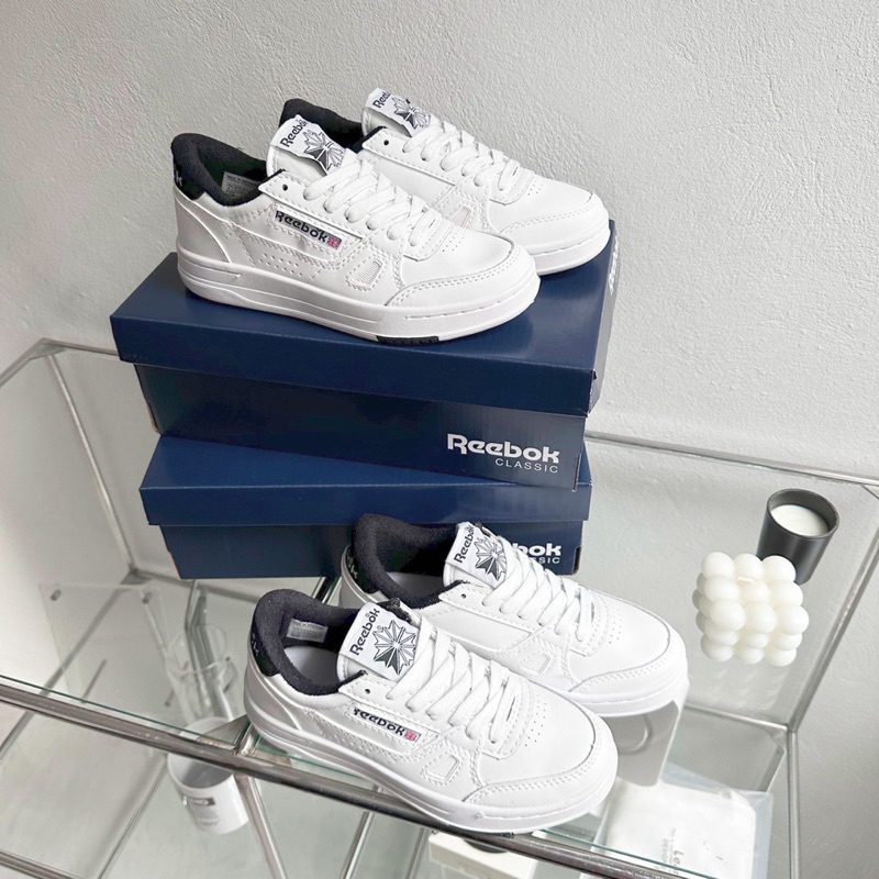 Giày thể thao sneaker Giày Reebox Club C 85 trắng gót đen