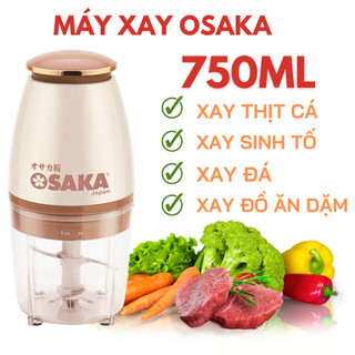Máy xay đa năng osaka nhật bản - máy xay sinh tố, thịt cao cấp - lưỡi dao lớn không gỉ - bảo hành 12 tháng