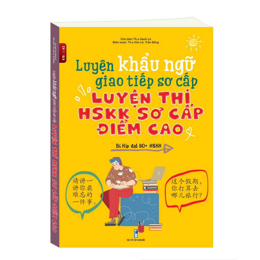 Sách Luyện Khẩu ngữ Giao tiếp Luyện thi HSKK sơ cấp điểm cao có AUDIO FILE NGHE