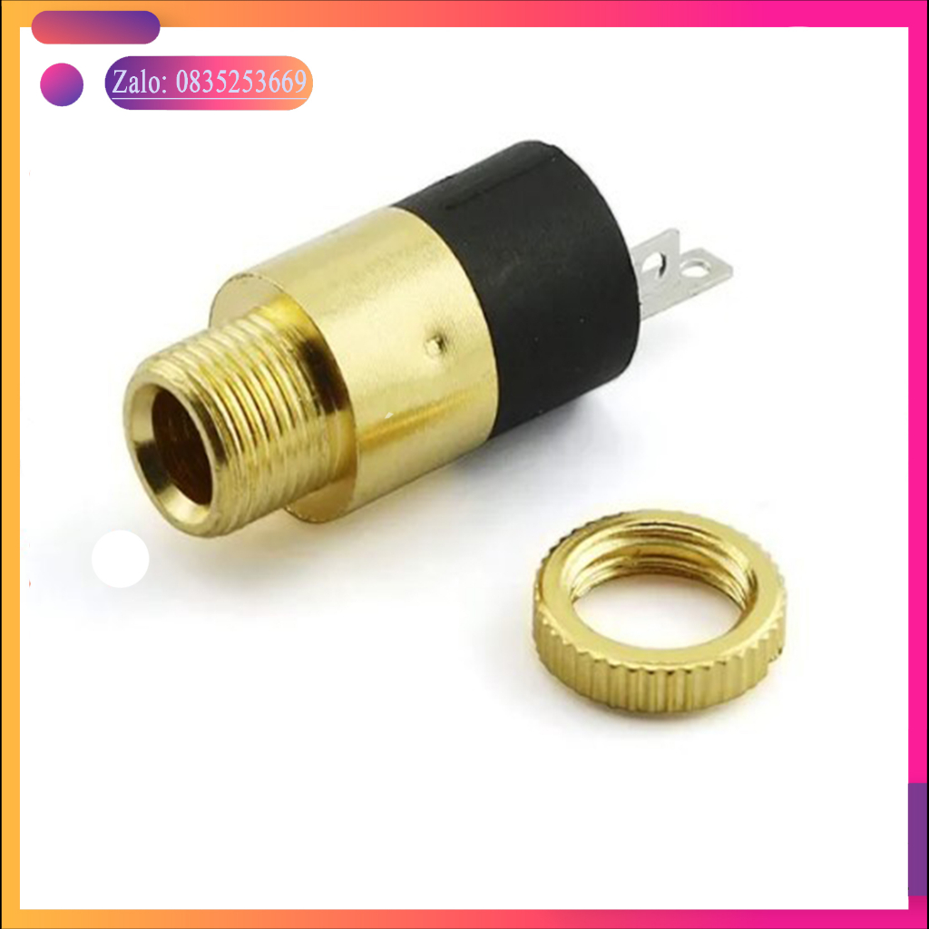 Cổng jack 3.5mm audio 3 chân mạ vàng  diy loa bluetooth