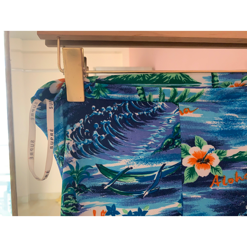 Đầm body cúp ngực hoạ tiết hawaii SUPRE