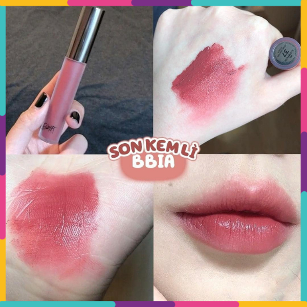 Son Bbia 37 Feign Unmoved Hồng Đất Ánh Tím Son Kem Lì Bbia Last Velvet Lip Tint 5g