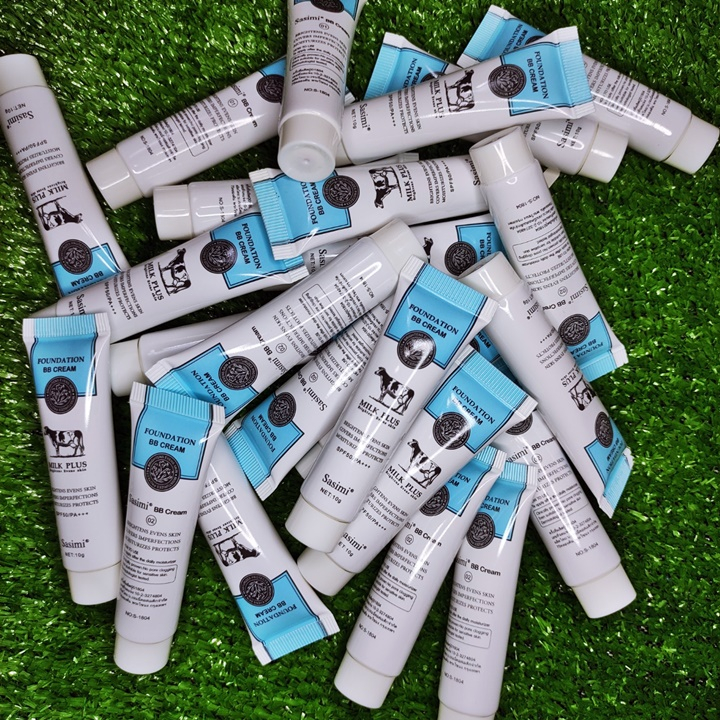 Kem nền trang điểm BB Sasimi Milk Plus sữa bò 10g – SATP963