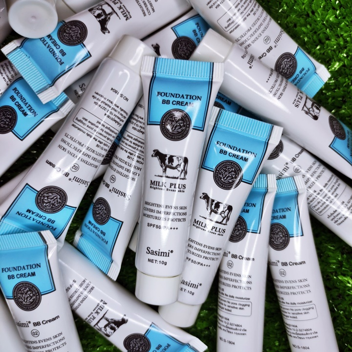 Kem nền trang điểm BB Sasimi Milk Plus sữa bò 10g – SATP963