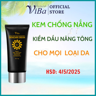 kem chống nắng viba dưỡng da nâng tông kiềm dầu SPF 32, PA ++ bảo vệ khỏi tia UV