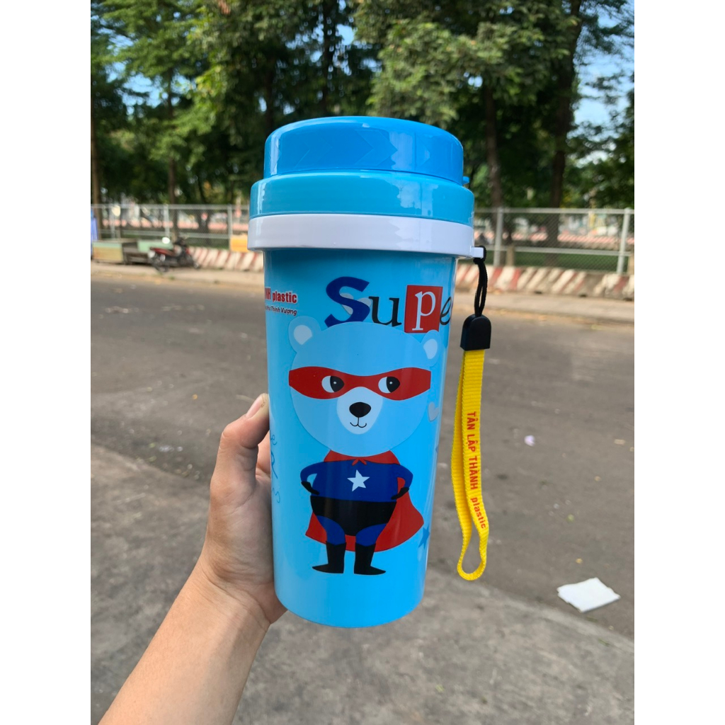 Bình giữ nhiệt ống hút nhựa tân lập thành 500ml,700ML