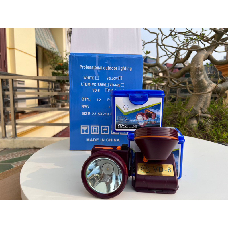 Đèn đội đầu V6 siêu sáng