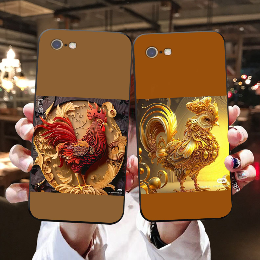 Ốp lưng Iphone 6 / ip 6S / 6 Plus / 6S Plus / ip 7 / ip 8 in hình con gà trống siêu chất