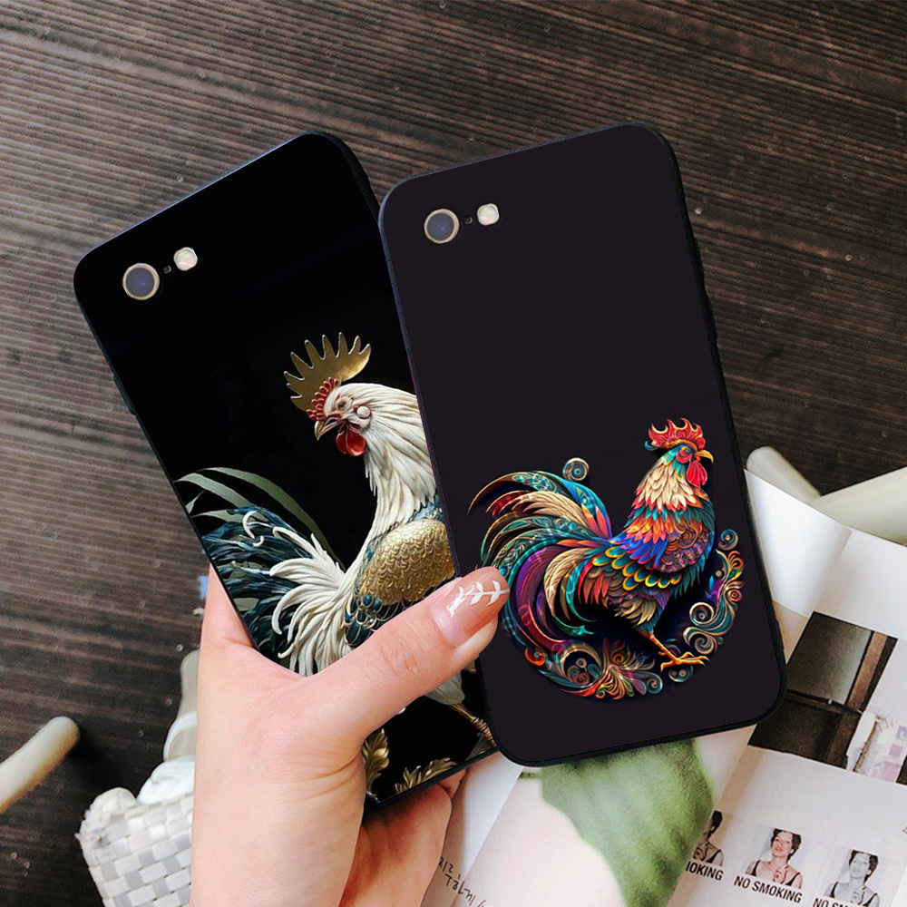 Ốp lưng Iphone 6 / ip 6S / 6 Plus / 6S Plus / ip 7 / ip 8 in hình con gà trống siêu chất