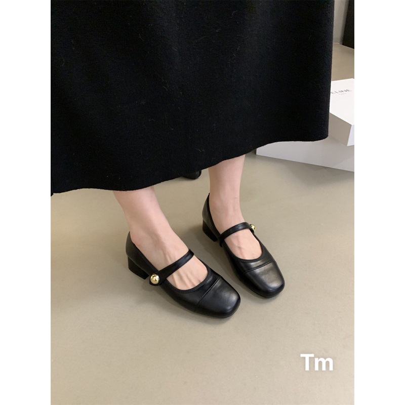 Giày mary jane quai khuy ngang