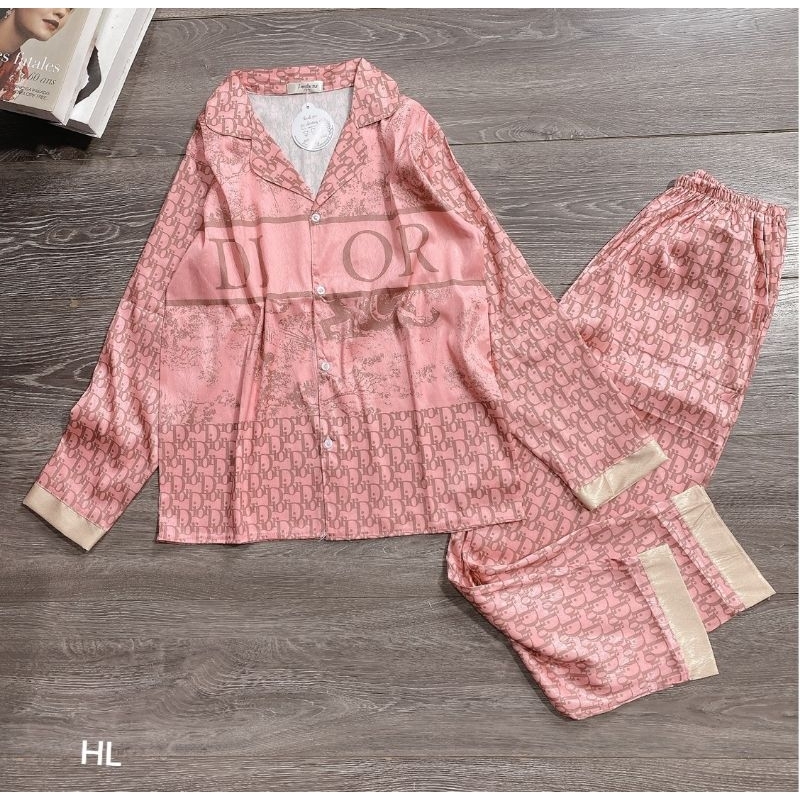 Bộ đồ nữ pyjamas chất lụa