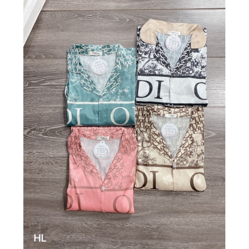Bộ đồ nữ pyjamas chất lụa