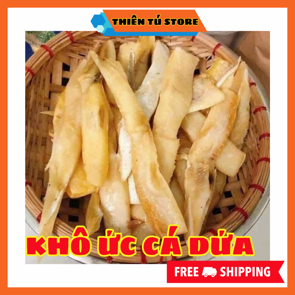 Ức cá dứa khô ngon chính hiệu Thiên Tú ,đặc sản ngon nhiều dinh dưỡng nhờ hàm lượng Omega 3 có trong vây cá