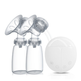 Máy hút sữa điện đôi Real Bubee (máy vắt sữa chính hãng, máy hút mạnh, chế độ massage kích sữa)