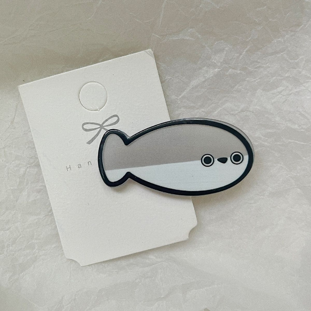 Kẹp Tóc Mái Hoạt Hình Cá Khô Dễ Thương Mới 2023 Dành Cho Nữ