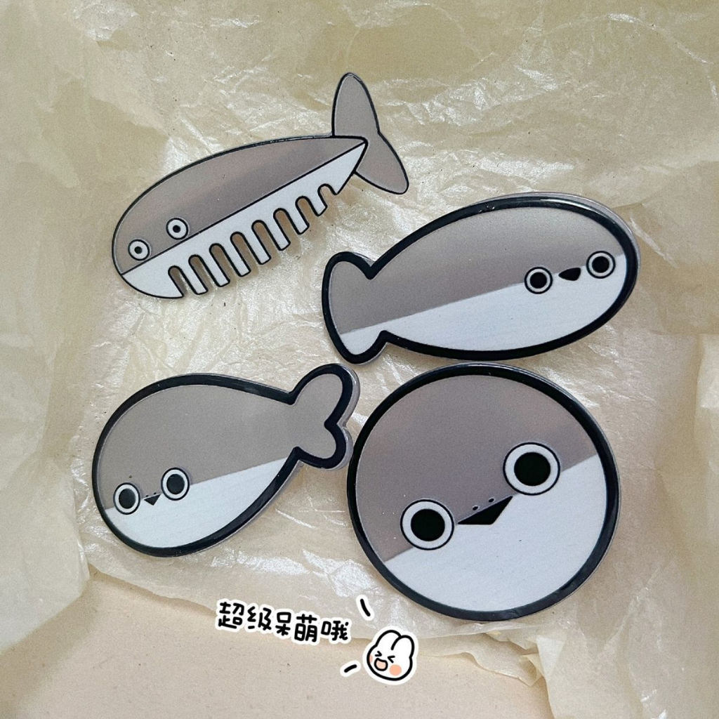 Kẹp Tóc Mái Hoạt Hình Cá Khô Dễ Thương Mới 2023 Dành Cho Nữ