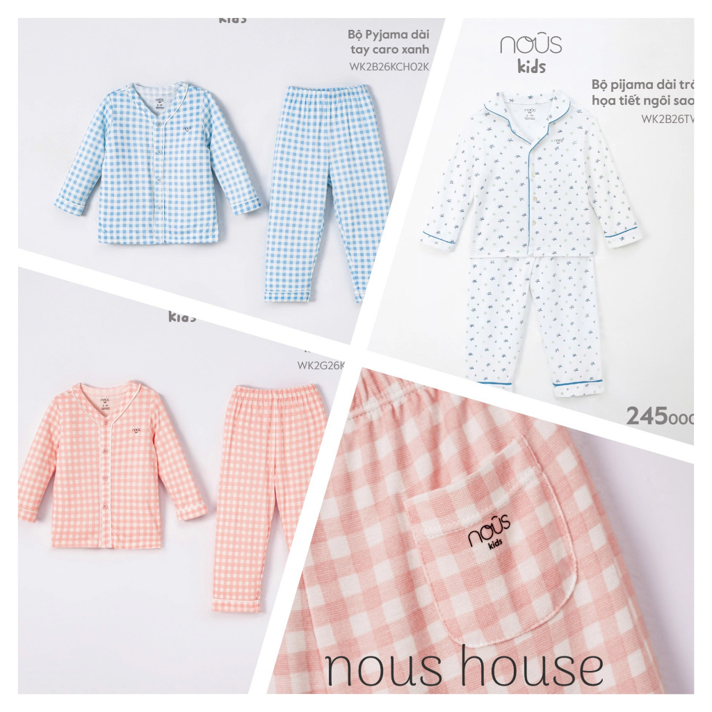 Bộ Pijama cho bé 2-5y