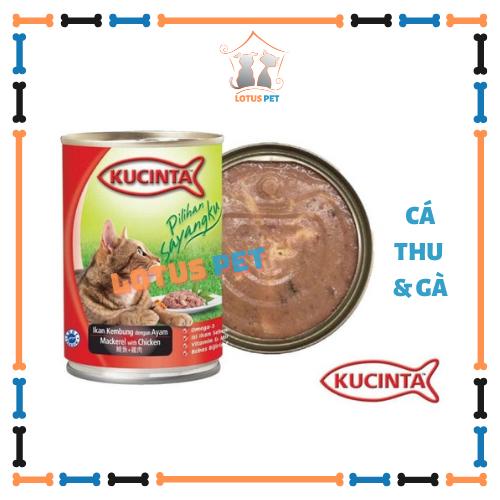 Pate đóng hộp Kucinta cho mèo (