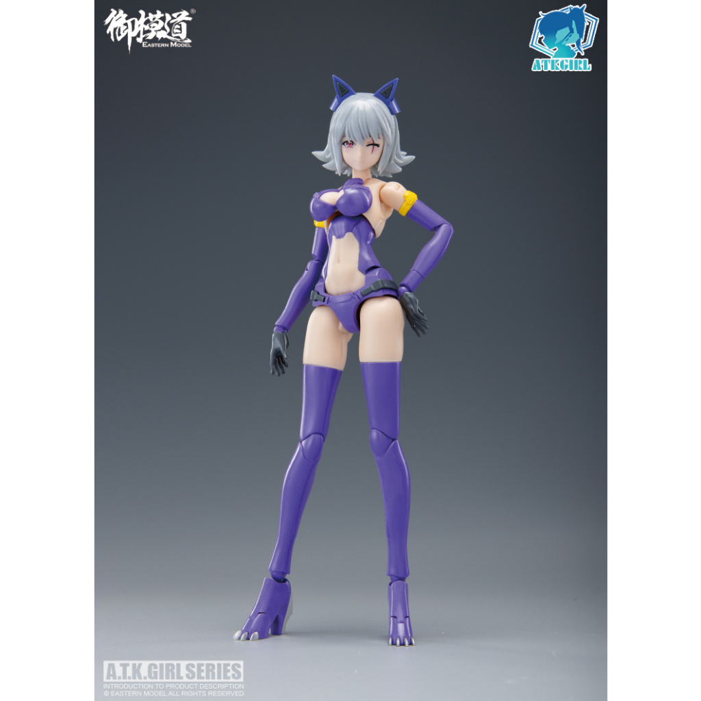 Mô Hình Lắp Ráp E-Model 1/12 Scale ATK GIRL Series Endless Night Fenrir bản xanh