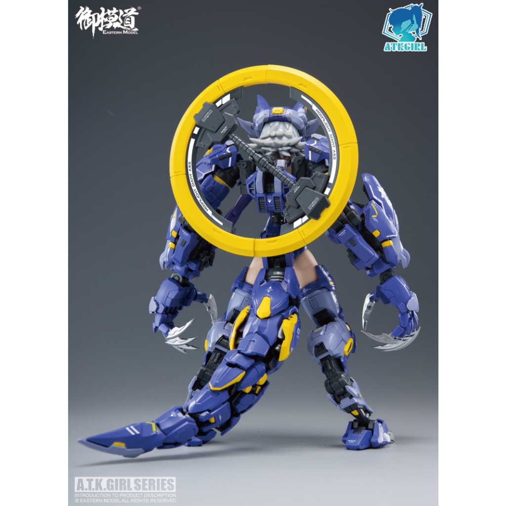 Mô Hình Lắp Ráp E-Model 1/12 Scale ATK GIRL Series Endless Night Fenrir bản xanh