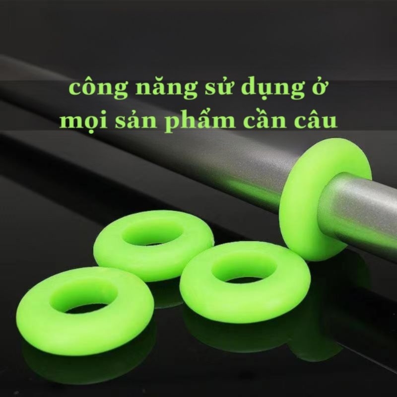 Vòng Chặn  Cần Câu Cao Su Non Đàn Hồi Xịn Cho Cần Câu Máy, Cần Câu Tay..