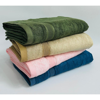 (Combo 3 chiếc ) Khăn Tắm 60 x120cm Sợi Tre Bambo DVY TOWEL Dày Dặn Siêu Thấm Hút