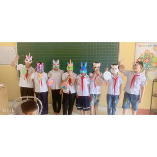 Mặt nạ trung thu sẵn dây đeo