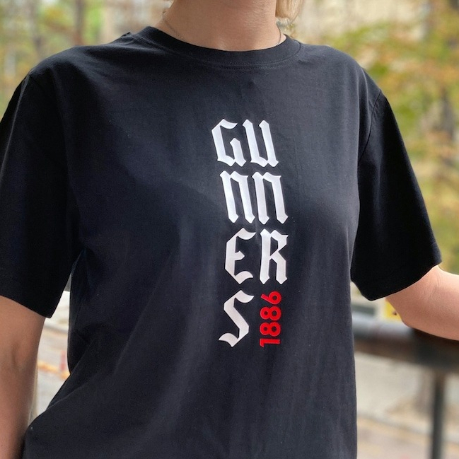 FREESHIP ⭐️ ÁO GUNNERS 1886 FAN ARSENAL - Áo Thun Pháo Thủ Thành London - Áo Phông Arsenal Ngắn Tay
