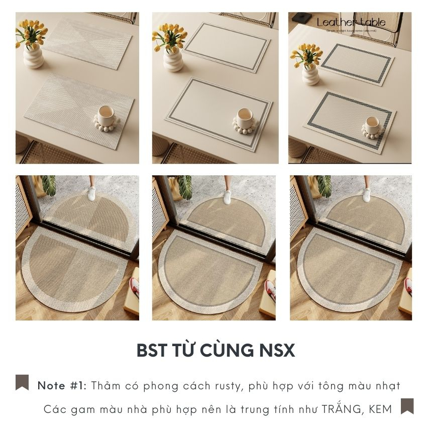 Thảm đá siêu thấm nước phong cách sang trọng, thảm silicon thấm nước chống trơn để cửa phòng tắm