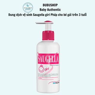 Dung dịch vệ sinh cho bé gái từ 3 đến 12 tuổi Saugella Pháp 200ml