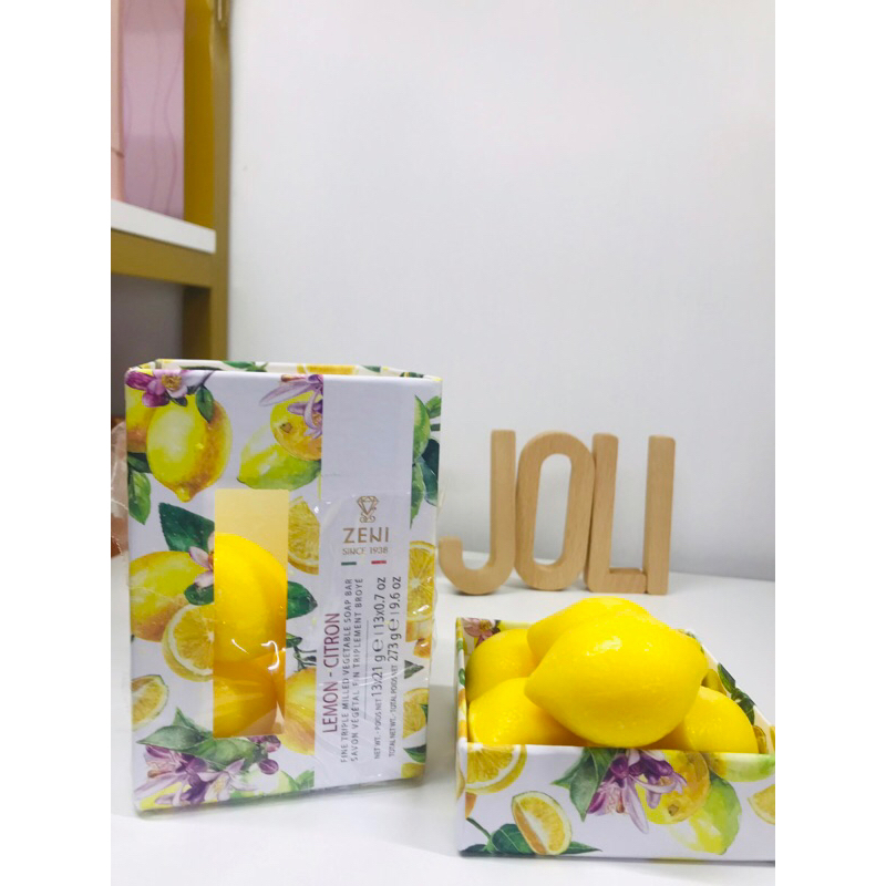 Xà bông cục mùi hương chanh, hình quả 🍋 dễ thương giá 9k mua kèm voucher 15k, review nhận 300 xu