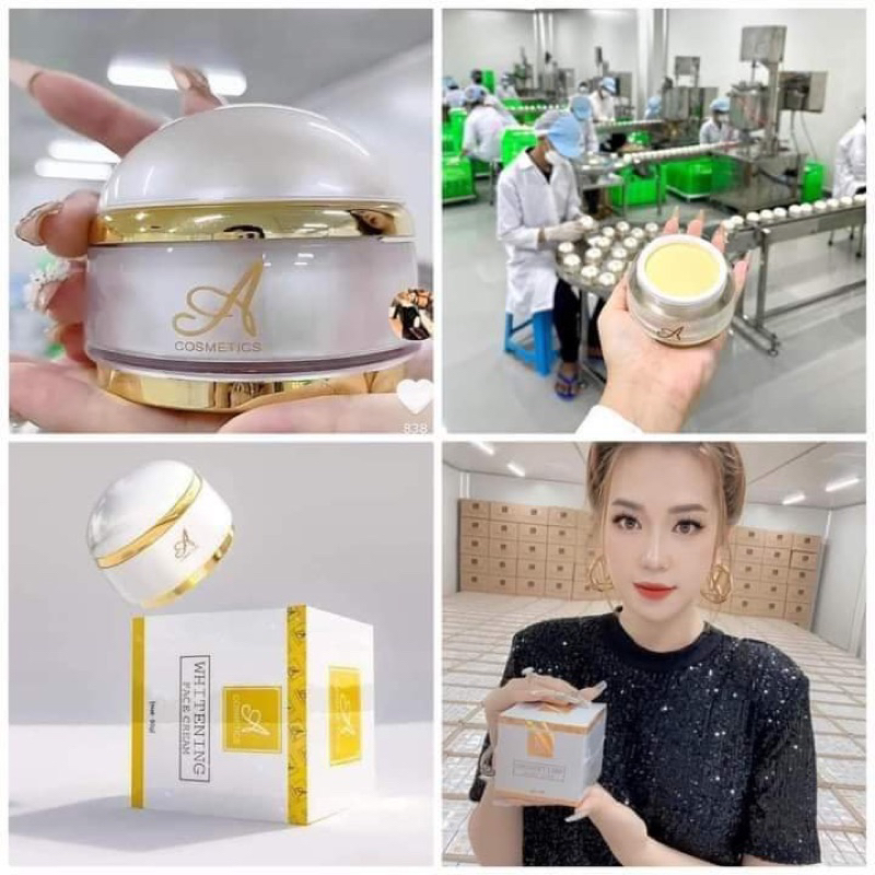 Bộ Kem+ Serum Face Pháp chữ A Chính Hãng 50gr✅