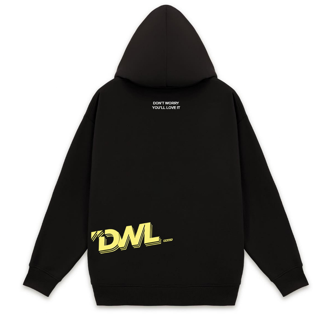 Áo hoodie NELLY - MIR form rộng vải nỉ DWL