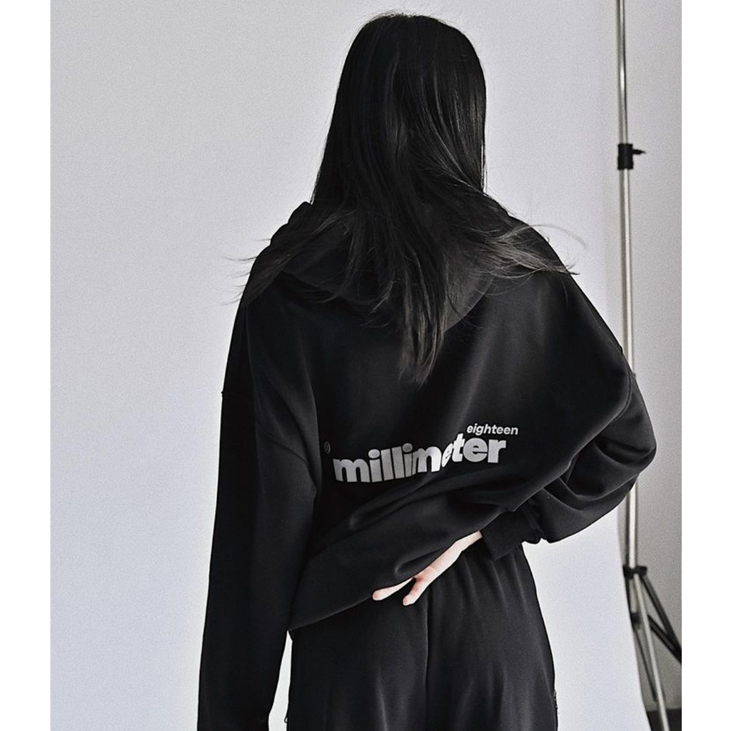 Áo nỉ hoodie có mũ NELLY - MIR form dáng rộng châu âu eighteenmm