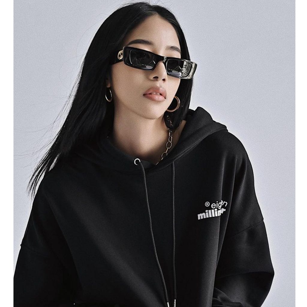 Áo nỉ hoodie có mũ NELLY - MIR form dáng rộng châu âu eighteenmm