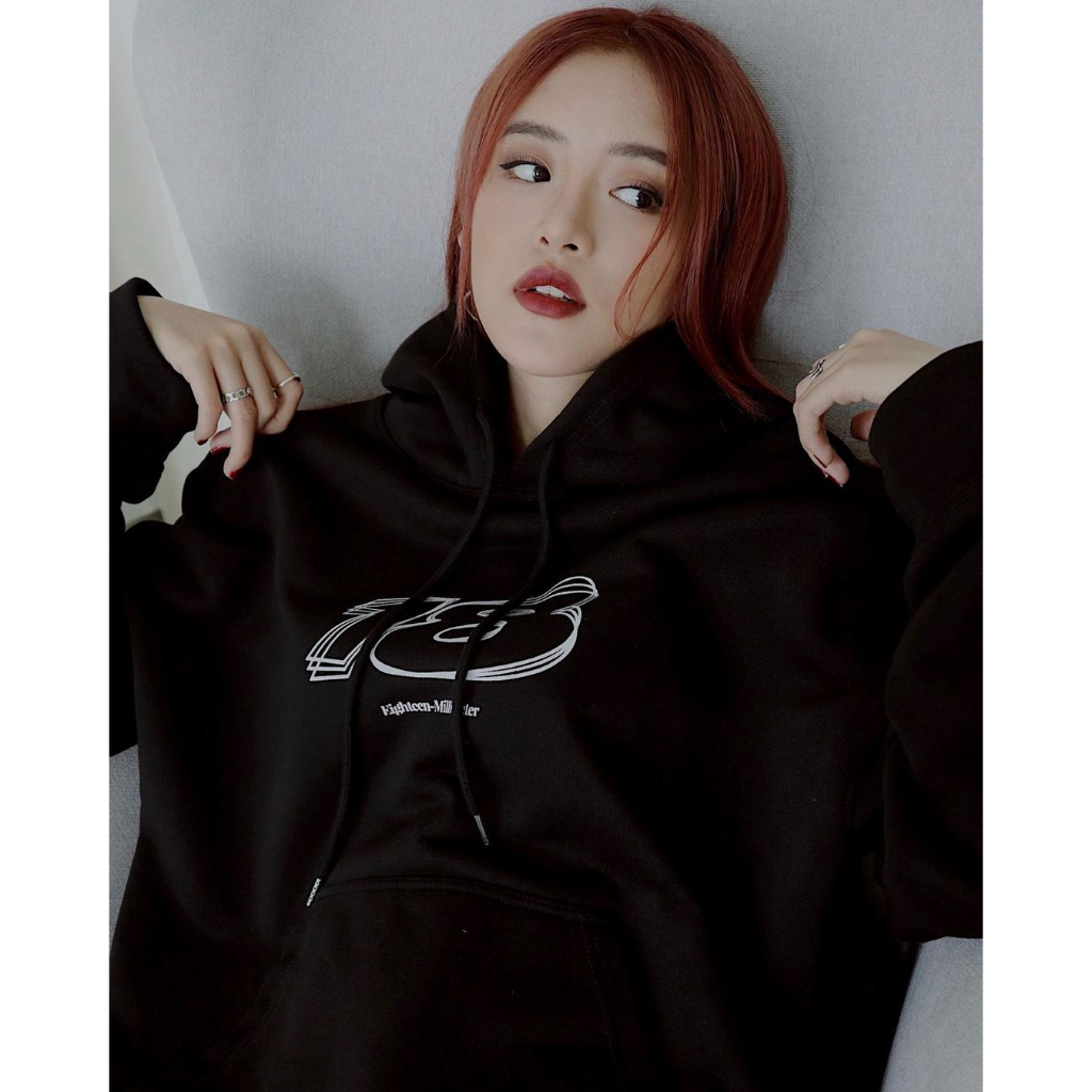 Áo hoodie NELLY - MIR form rộng unisex vải nỉ eighteen