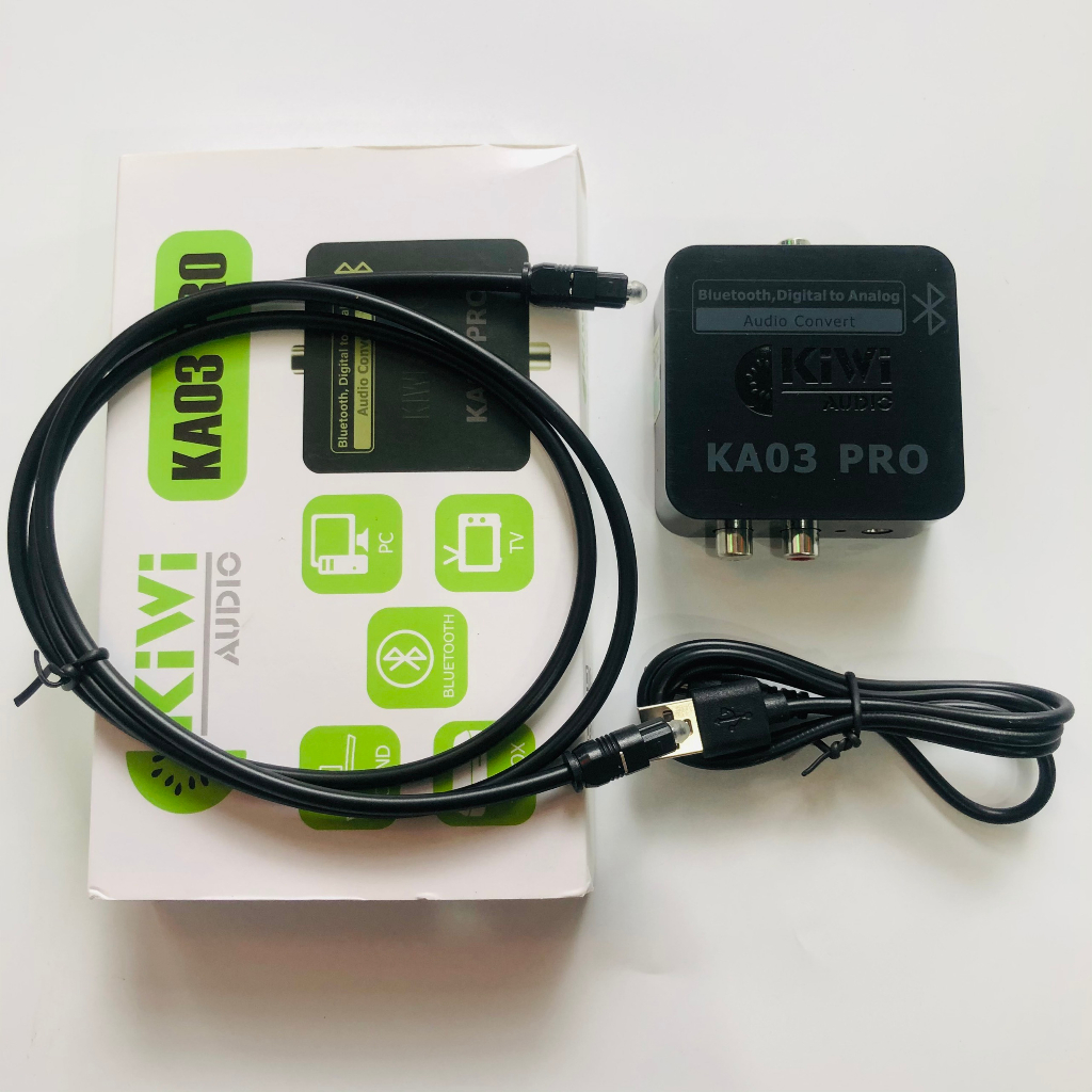 BỘ CHUYỂN ĐỔI ÂM THANH DIGITAL SANG ANALOG KA03 PRO – HỖ TRỢ BLUETOOTH