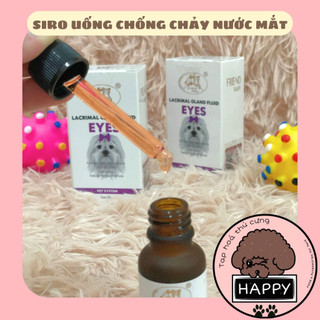 Siro uống trị chảy nước mắt / Dung dịch nước uống giảm tiết lệ ở chó mèo - LACRIMAL GLAND FLUID EYES [Ảnh thật]