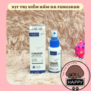 HỎA TỐC | Thuốc dung dịch phun xịt trị nấm da chó mèo Fungikur chai 50ml - Tạp Hóa Thú Cưng Happy