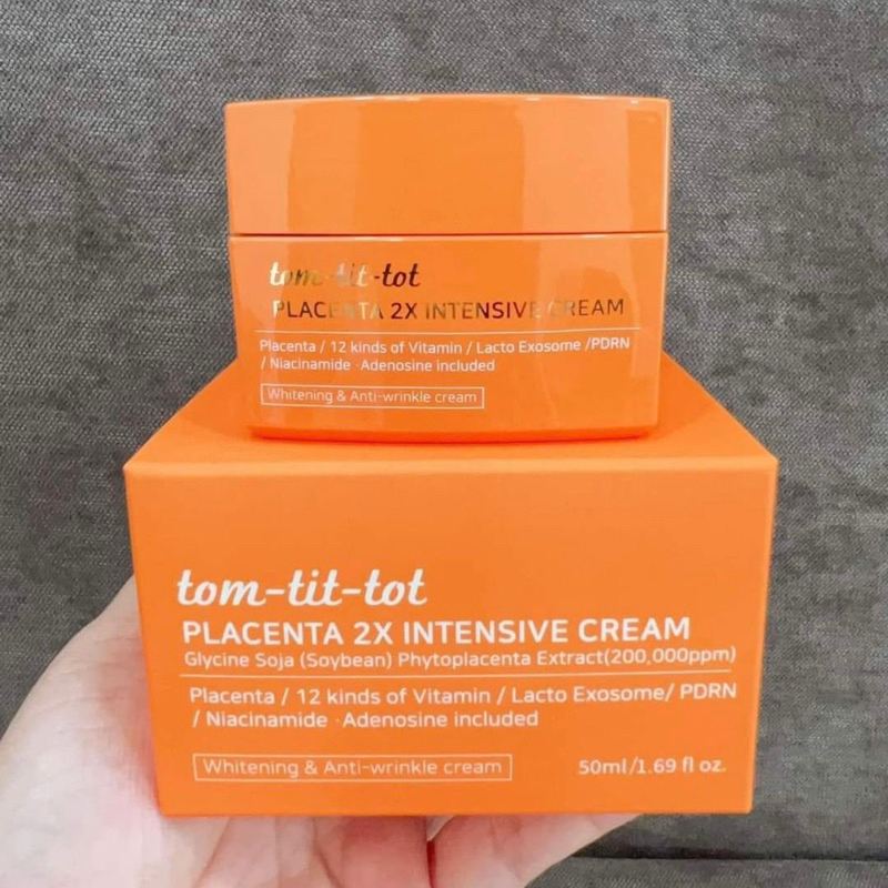 Kem phục hồi căng bóng tom-tit-tot Placenta 2X Intensive Cream