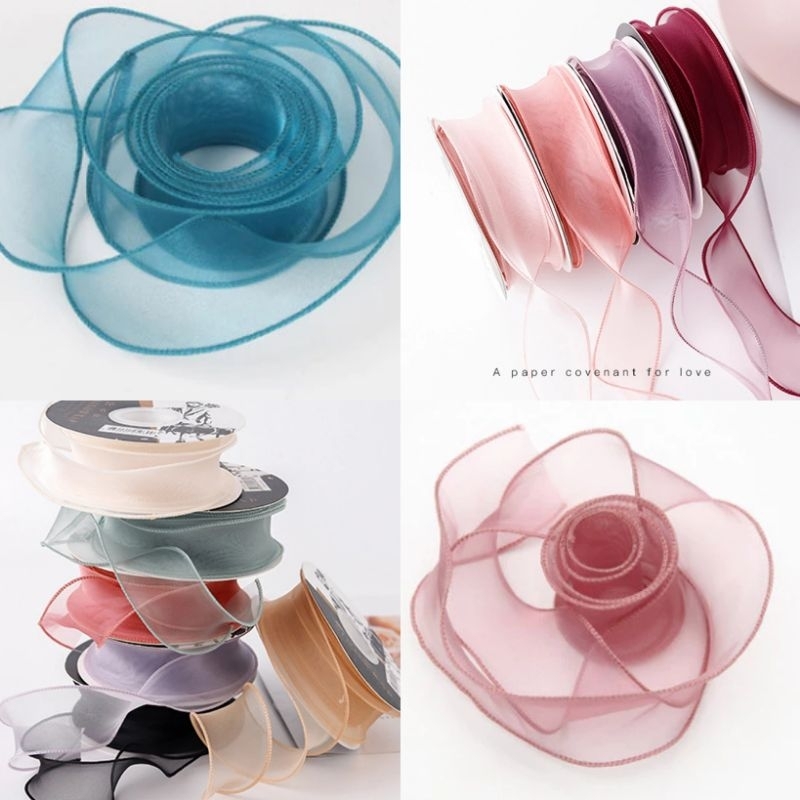 Ruy băng đuôi cá bó hoa, làm nơ xinh xắn dài 4.5m