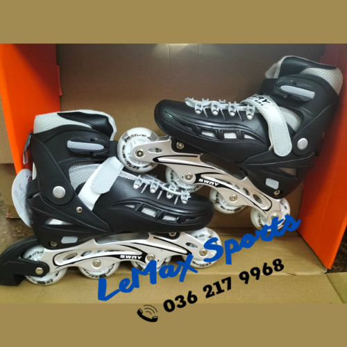 Giày Trượt Patin Trẻ Em, Tặng Bảo Vệ Chân Tay 6 Chi Tiết và Túi Đựng Giày.Giày Patin Cho Bé Phát Sáng, Bánh Bằng Cao Su