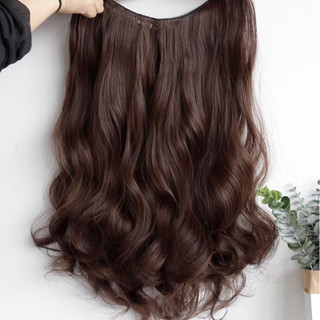 Tóc giả kẹp 6 phím xoăn cao cấp