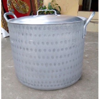  Xoong nồi nhôm công nghiệp nồi nấu bánh trưng bánh tét 60lít 70lít 80lít 