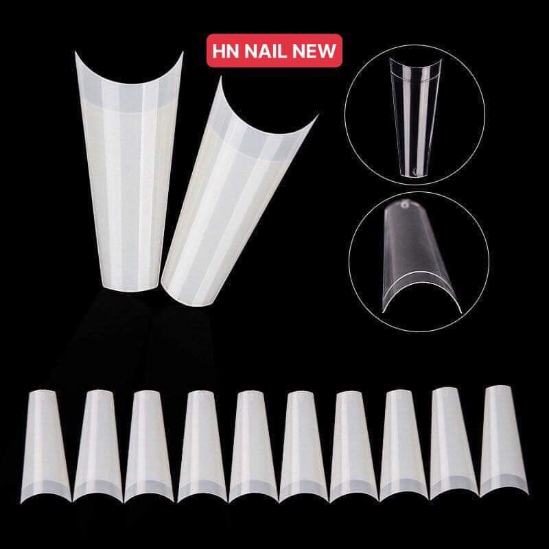 Móng nối form thang dài dạng túi 500pcs , móng típ HN NAIL NEW