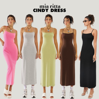 Váy 2 dây dáng dài Cindy Maxi Dress Mia Ritta V1037 váy ôm body sexy thun mềm co giãn tôn dáng