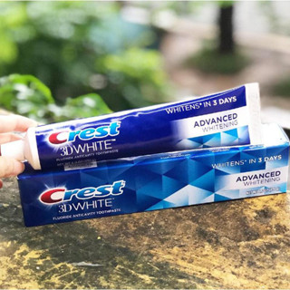 [HÀNG MỸ] Kem đánh răng Crest 3D White Advance làm trắng răng hàng chính hãng (147g)