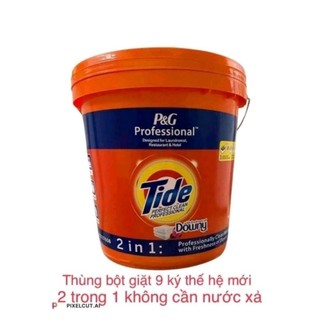 Bột giặt tide . 1 thùng 9kg.